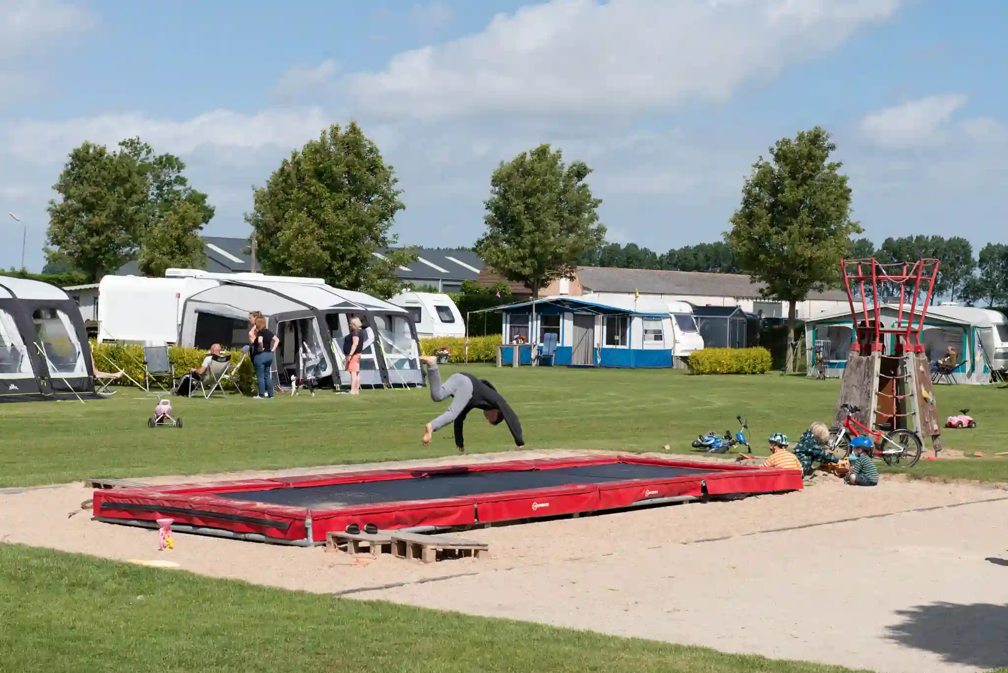 Trampoline duiken Het Platte Putje